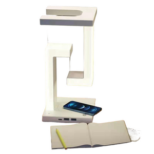 Creative Smartphone Wireless Charging Suspension Table Lamp Balance Lamp Floating For Home Bedroom acacuss