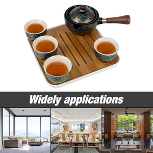 360 Rotation Tea Maker and Infuser Ceramic Tea Cup for Puer Porcelain Chinese Gongfu Tea Set Flowers Exquisite Shape acacuss