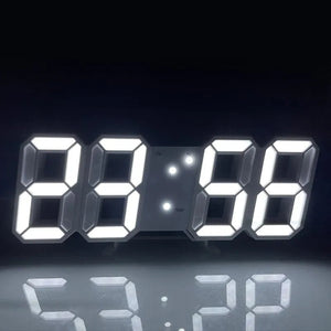 3D LED Digital Clock Luminous Fashion Wall Clock Multifunctional Creative USB Plug in Electronic Clock Home Decoration acacuss