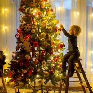 3M 20LED Snowflake LED String Lights Christmas Ornaments Home Christmas Tree Hanging Decoration Navidad Noel New Year Gifts 2023 acacuss