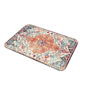 Bohemian European Classic Household Anti-slip Water Absorbent Floor Mat Restaurant Kitchen Anti Slip Anti-Fouling Retro Carpet acacuss