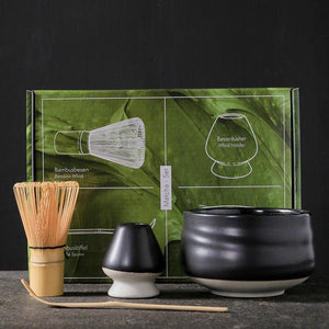 4-7pcs Handmade Home Easy Clean Matcha Tea Set Tool Stand Kit Bowl Whisk Scoop Gift Ceremony Traditional Japanese Accessories acacuss