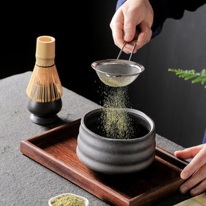 4-7pcs/set Handmade Home Easy Clean Matcha Tea Set Tool Stand Kit Bowl Whisk Scoop Gift Ceremony Traditional Japanese Accessorie acacuss