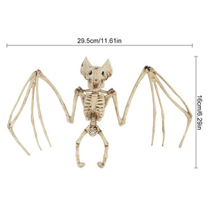 40cm Human Skeleton For Halloween Decoration Realistic Skull Bones Model Halloween Party Home Decor Haunted House Horror Props acacuss