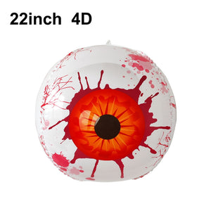 4D 22inch Halloween Foil Inflatable Eyeball Decoration Spooky Halloween Party Supplies Eyeball Balloons Halloween Home Decors acacuss