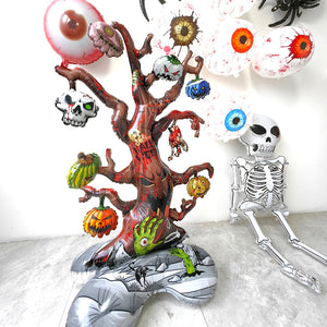4D 22inch Halloween Foil Inflatable Eyeball Decoration Spooky Halloween Party Supplies Eyeball Balloons Halloween Home Decors acacuss