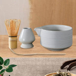 4Pcs Bamboo Matcha Whisk and Holder Bowl for Beginner acacuss