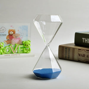 5-60 Minutes Diamond Sand Clock Hourglass Sandglass Children Gift Sand Timer Home Decoration Available in Multiple Color Options acacuss