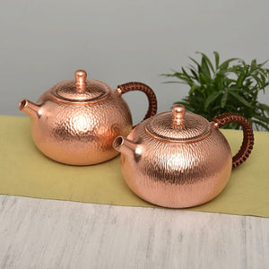 500ML Tea pot Pure Copper Handmade Chinese Style Kettle Kung Fu Tea Drinkware Tableware acacuss