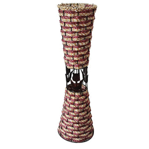 55cm New Artificial Flowers Wrought Iron Rattan Vases Country Style Flower Arrangement Vase Wedding Hotel DIY Home Decoration acacuss