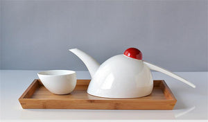 5pcs set, Creative designed, bone china teapot and tea cup set, plain white ceramic kung fu tea set, chinese tea set tea service acacuss