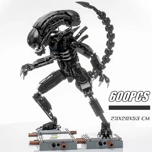 600PCS Prometheus Aliens Vs Predator Space Aliens Figure Mech Model Building Blocks Bricks Toys Kid Gift acacuss