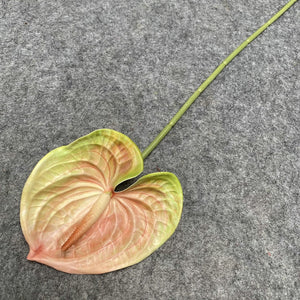 60CM Artificial Anthurium Plants Living Room Home Decoration Simulation 3D Printing Film for Home Aesthetic Room Decor acacuss