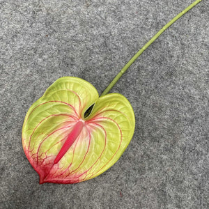 60CM Artificial Anthurium Plants Living Room Home Decoration Simulation 3D Printing Film for Home Aesthetic Room Decor acacuss