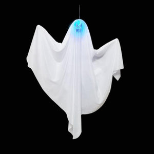 65*60cm Halloween Ghost Hanging Decorations Halloween Hanging Light Up White Flying Ghosts Tree Window Wall Scary Ornament acacuss
