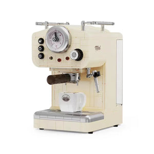 678PCS Creative Series Classic Coffee Maker Building Blocks Automatic Drink Machine Model Bricks Toys Gift For Children Kids acacuss