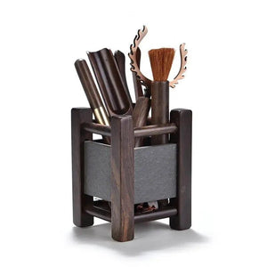6Pcs/set Handmade Tea Ceremony Utensils Set Bamboo acacuss
