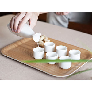 7Pcs Ceramics Japanese Sake Pot Cups Set Home Kitchen Flagon Liquor Cup Drinkware Spirits Hip Flasks Sake White Wine Pot Gifts acacuss