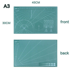 A2A3A4 Cutting Pad PVC Table Pad Leather Process Anti Cutting Double-Sided Carving Student DIY Process Self-Healing Pad 1PCS acacuss