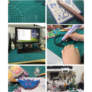 A2A3A4 Cutting Pad PVC Table Pad Leather Process Anti Cutting Double-Sided Carving Student DIY Process Self-Healing Pad 1PCS acacuss