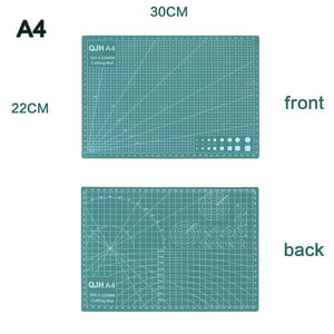 A2A3A4 Cutting Pad PVC Table Pad Leather Process Anti Cutting Double-Sided Carving Student DIY Process Self-Healing Pad 1PCS acacuss