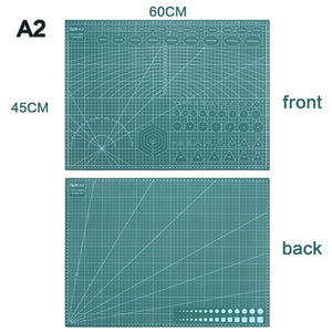 A2A3A4 Cutting Pad PVC Table Pad Leather Process Anti Cutting Double-Sided Carving Student DIY Process Self-Healing Pad 1PCS acacuss