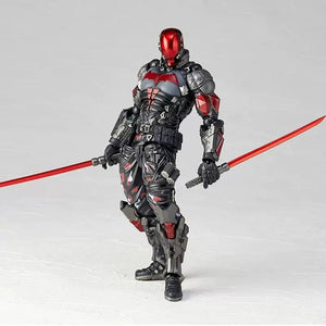 AMAZING YAMAGUCHI Arkham Knight Action Figure #024 Model PVC Bat 17cm Collection Movable Anime Figurine Toys for Child‘s Gifts acacuss
