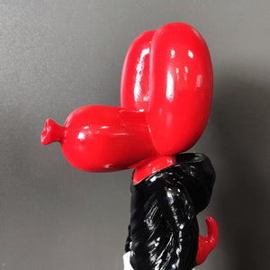 ART Sculpture Nordic Balloon Dog Statue Jeff Junior STREET Home Decoration Animal Doll Sculpture Craft Living Room Ornament acacuss