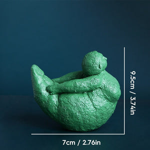 Abstract Fat Lady Figurines Art Yoga Plump Women Statues Resin Female Character Tabletop Decor Crafts Home Decoration Ornaments acacuss