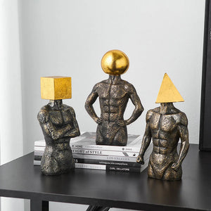 Abstract Geometric Figure Ornament Aesthetic Room Decor Modern Style Souvenirs for Home Table Decoration Living Room Accessories acacuss