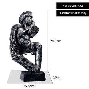 Abstract Sculpture Home Decor Statues And Figurines For Interior Tv Cabinet Decoration Living Room Desk Couple Family Mask acacuss