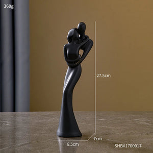 Abstract Statuette Modern Art Home Desk Resin Figurine Decoration Ornaments for Interior Room Couple Figurines Sculptures Crafts acacuss