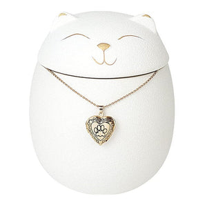 Always Remember Classic Souvenir Pet Cat Dog Ceramics Ashes Funeral Urn (4.7"*4.3"/Under 70 pounds/Black Cat) acacuss