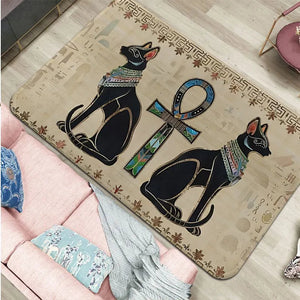 Ancient Egypt Egyptian Door Mat Nordic Style Bedroom Living Room Doormat Home Balcony Anti-Slip Alfombra acacuss