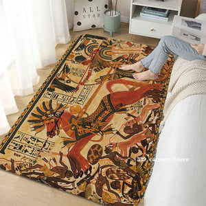 Ancient Egypt Print Hallway Carpet Nordic Style Home Doormat Bathroom-Toilet Mats Bedroom Modern Home Decor acacuss