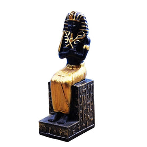 Ancient Egyptian Pharaoh Figurine Home Office Decor Collectible Artware acacuss