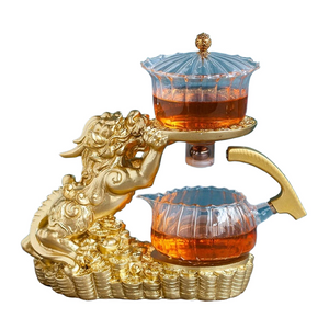 Antique Tea Set for adults | Oriental Dragon TeaPot | Chinese Vintage Tea Set acacuss