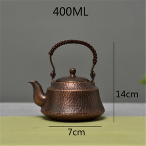 Antique copper tea kettle acacuss