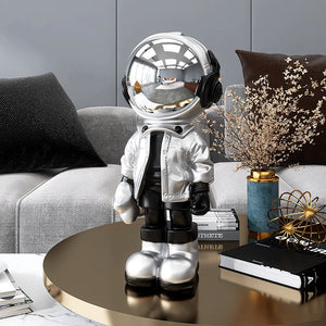 Astronaut Figure Toy Statues Astronaut Room Decoration Figurine Desktop Decor Sculpture Nordic Indoor Christmas Ornaments acacuss