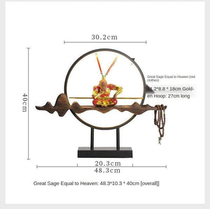 Backflow holder for incense sticks - Chinese Zen Monkey King acacuss