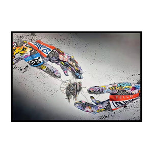 Balloon Dog Graffiti Canvas Painting Nordic Pop Style Decorative Poster Living Room Wall Art Prints Modern Home Decor Aesthetic acacuss