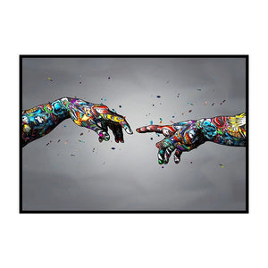 Balloon Dog Graffiti Canvas Painting Nordic Pop Style Decorative Poster Living Room Wall Art Prints Modern Home Decor Aesthetic acacuss