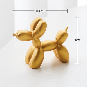 Balloon Dog Statue Resin Statue Sculpture Creative Animal Nordic Home Decoration Accessories for Living Room Animal Figures acacuss