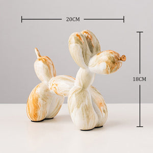 Balloon Dog Statue Resin Statue Sculpture Creative Animal Nordic Home Decoration Accessories for Living Room Animal Figures acacuss