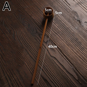 Bamboo Wooden Tea Scoop Ceremony Table Decor Japanese for Home Garden Tea Ceremony Bathroom Sauna Scoops Teaware Kitchen Tool acacuss