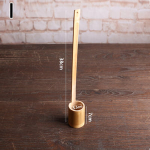 Bamboo Wooden Tea Scoop Ceremony Table Decor Japanese for Home Garden Tea Ceremony Bathroom Sauna Scoops Teaware Kitchen Tool acacuss