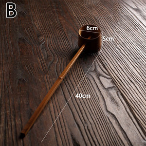 Bamboo Wooden Tea Scoop Ceremony Table Decor Japanese for Home Garden Tea Ceremony Bathroom Sauna Scoops Teaware Kitchen Tool acacuss