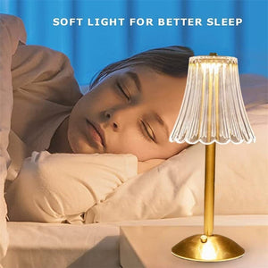 Bar Touch Table Lamp Rechargeable Wireless Desk Lamp Portable Bedroom Night Light LED Decor Lights for Coffee Hotel Restaurant acacuss