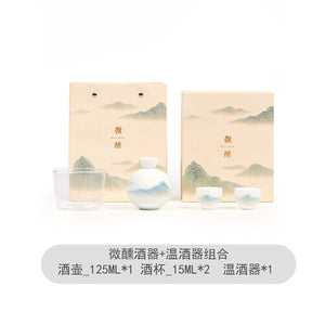 Bartender Beer Mixer Bar Set Glasses Sake Mini Cocktail Distiller Liquor Soju Drinks Kitchen Copas De Vino Shot Wine Kit ZY50JJ acacuss