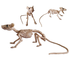 Bat Mouse Crow Skeleton Bones Halloween Animal Horror Frightening Ornaments Hallowmas Creepy Decoration Props Party acacuss